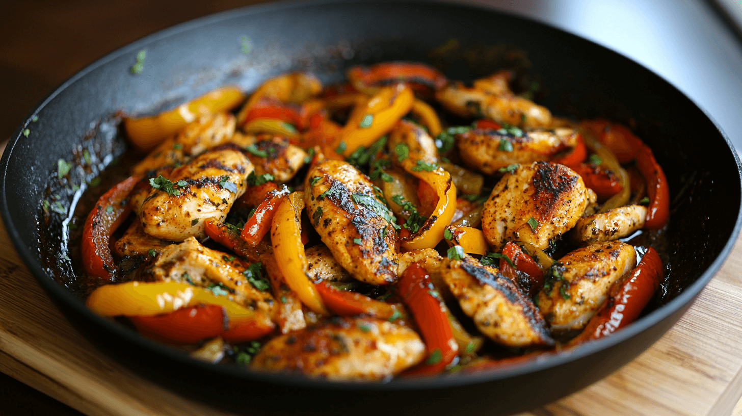 chicken and peppers recipe